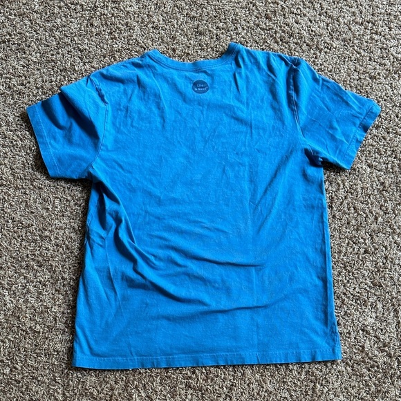 Life is Good Amigo Dog Blue T-shirt size Large - Picture 2 of 3